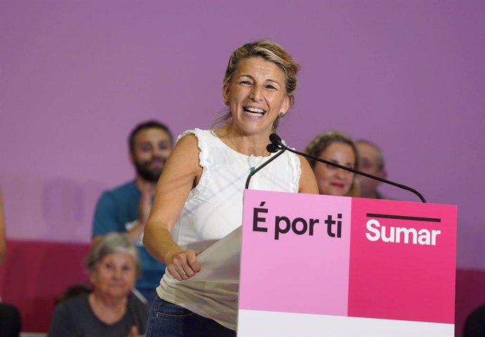 Díaz en un acte de campanya