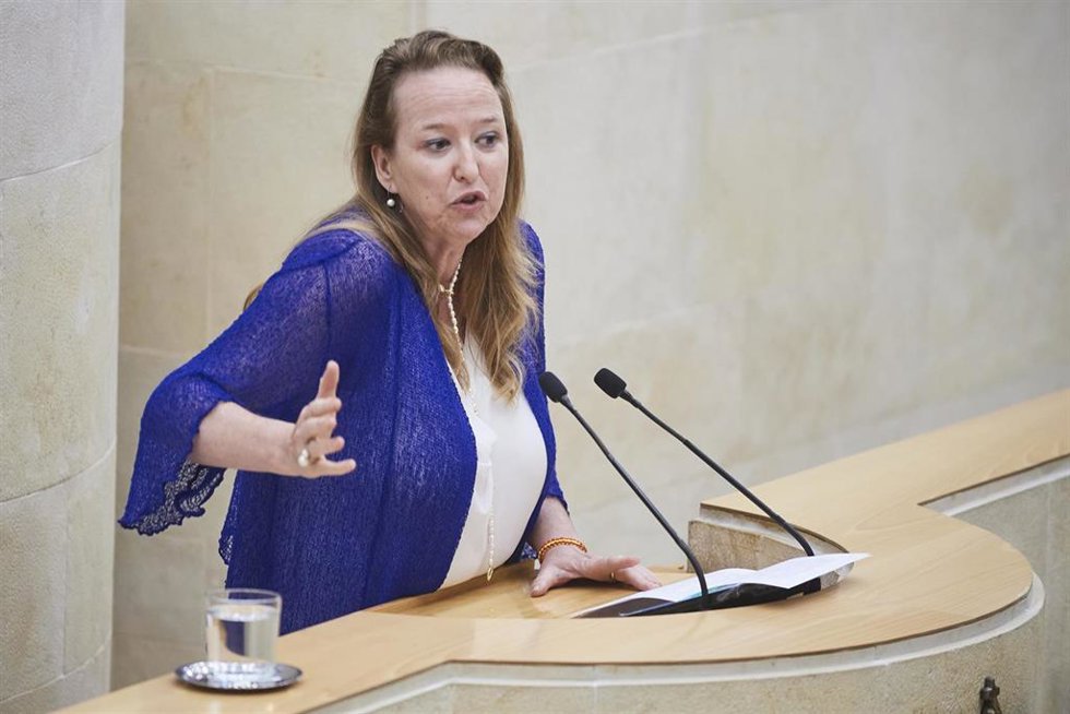 Archivo - La portavoz de Vox en el Parlamento de Cantabria,  Leticia Díaz