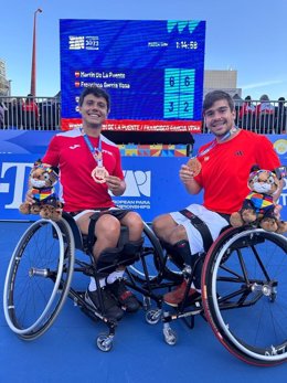 Martín de la Puente y Cisco García se cuelgan el bronce en los Campeonatos de Europa Paralímpicos