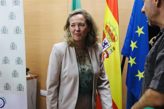 La vicepresidenta primera y ministra de Asuntos Económicos y Transformación Digital en funciones, Nadia Calviño