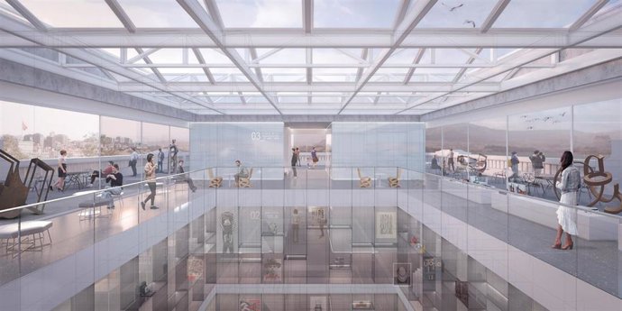 Inforgrafía interior del Reina Sofía-Archivo Lafuente.