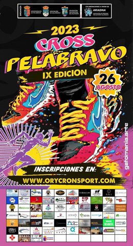 Cartel del IX Cross de Pelabravo (Salamanca)