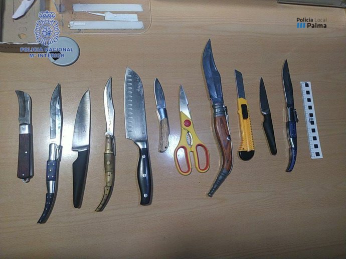 La Policía Nacional ha detenido a 7 hombres por una riña con armas blancas