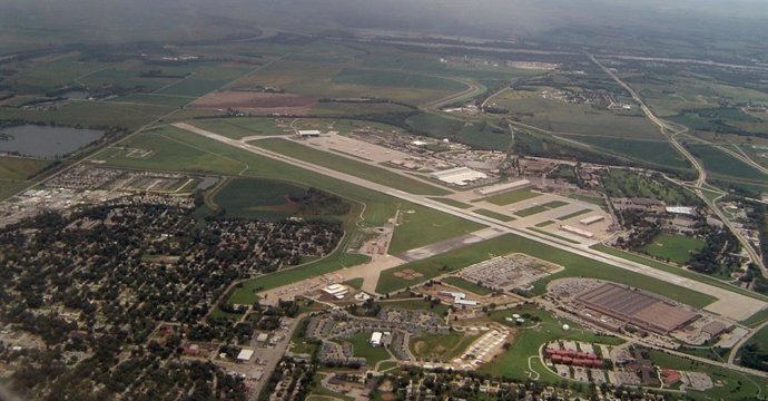 Base área de Offut, en el estado de Omaha (EEUU), en una imagen facilitada por Turner, filial estadounidense de ACS.