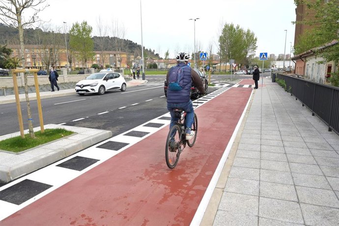 Carril bici en Santander