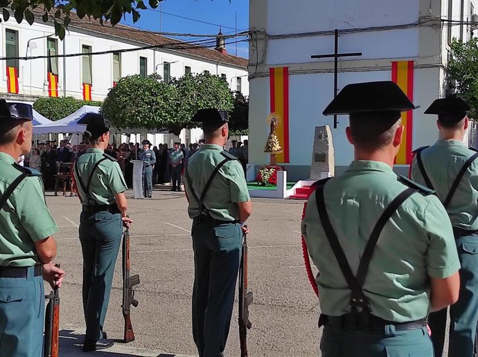 Archivo - Un acto celebrado en la Comandancia de la Guardia Civil en Córdoba el pasado junio.