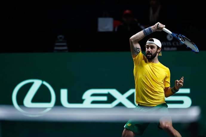 Archivo - El tenista australiano Jordan Thompson durante un partido