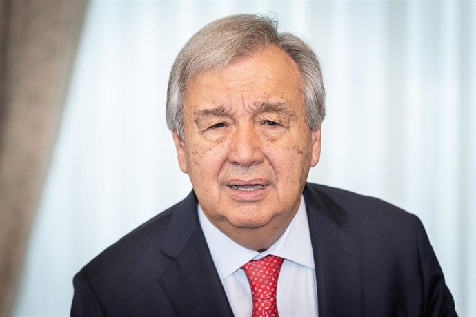 Archivo - El secretario general de la ONU, António Guterres