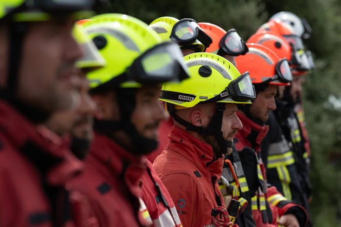Archivo - Bomberos franceses