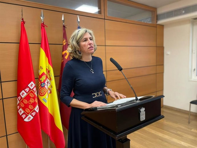 Archivo - La concejala del PP en el Ayuntamiento de Murcia Mercedes Bernabé