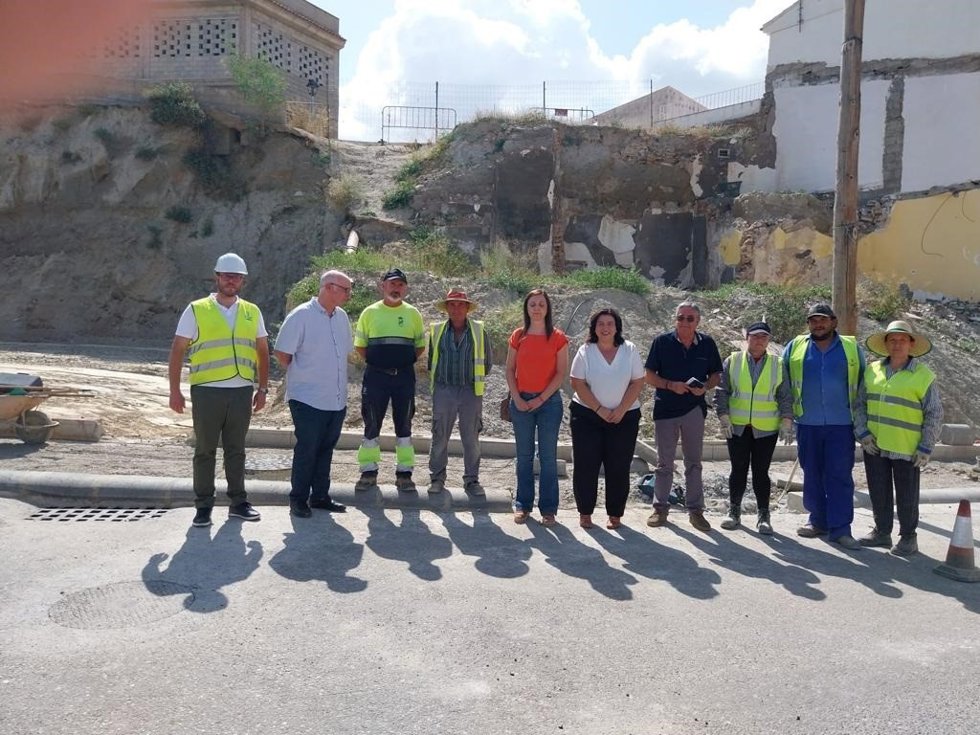 Obras del PFEA en Arboleas (Almería).