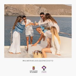 Imagen de la campaña 'El sol que necesito' del destino 'Costa de Almería'.