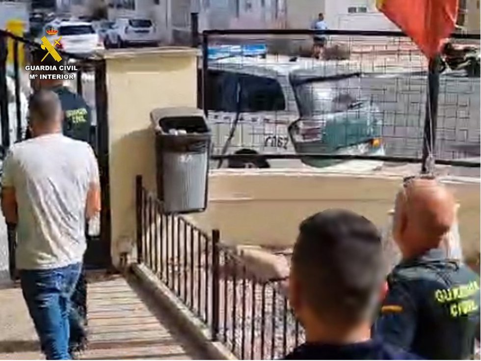 Momento de la detención