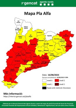 Mapa para este miércoles