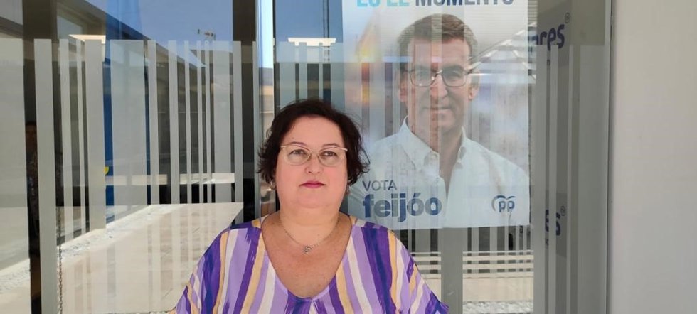Imagen de la portavoz del PP nazareno, Carmen Espada