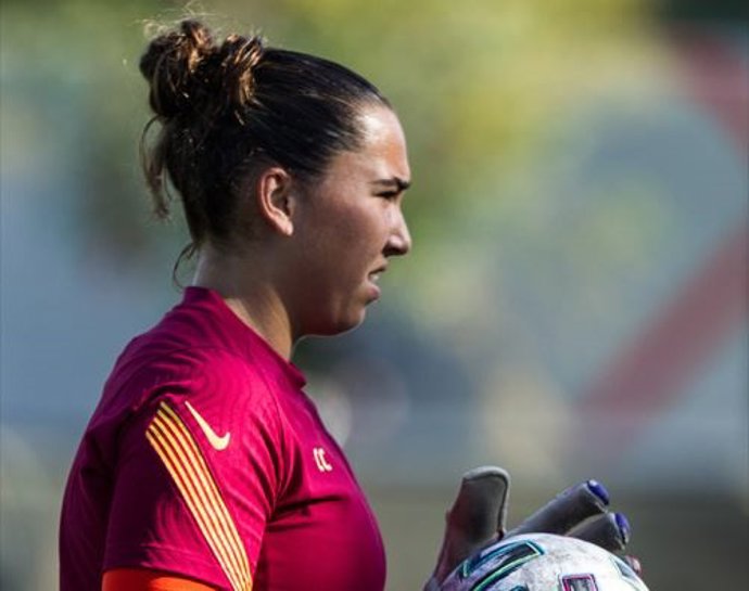 Archivo - La portera del FC Barcelona y la selección Cata Coll.