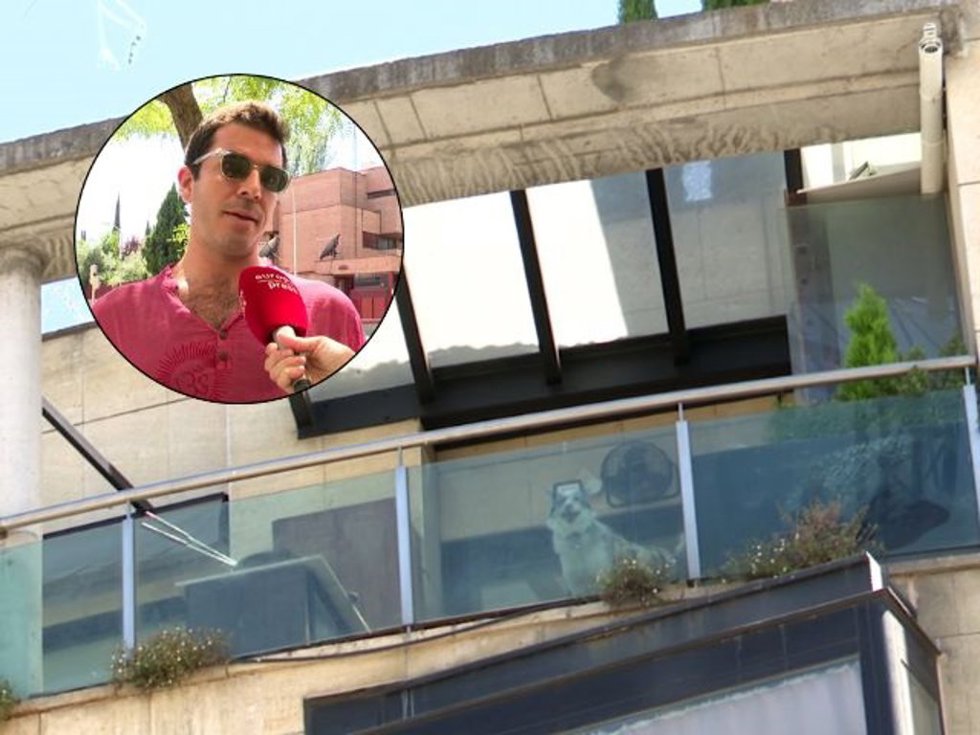 Terraza donde Daniel Sancho grababa sus vídeos de Youtube junto a su amigo Luis