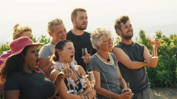 Pictured: The Group at the Finish Line