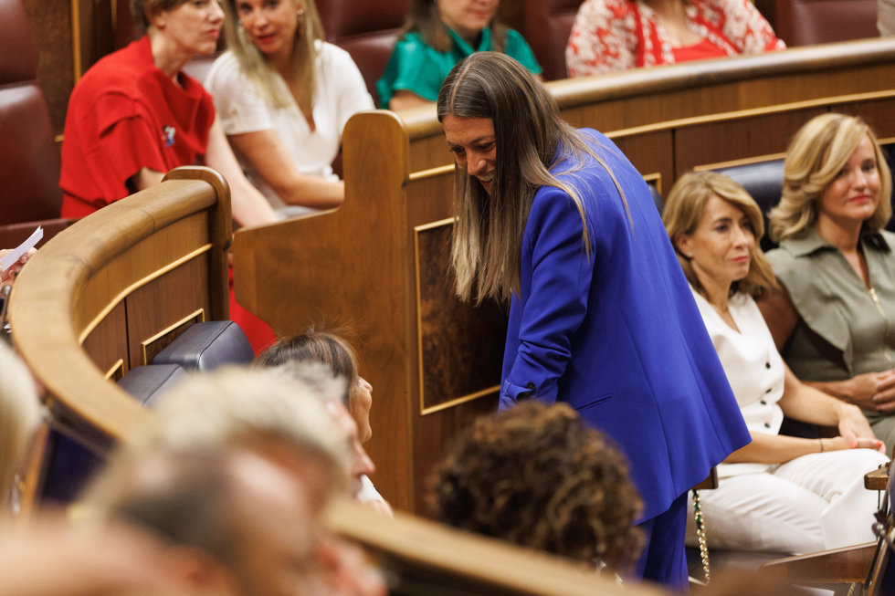 La diputada de Junts, Miriam Nogueras