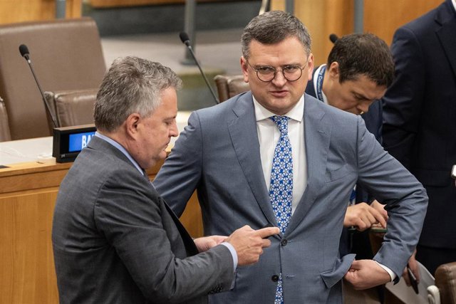 El ministro de Asuntos Exteriores de Ucrania, Dimitro Kuleba.