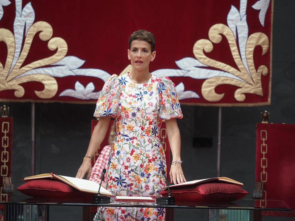 La presidenta de Navarra, María Chivite.