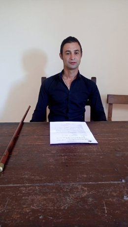 El alcalde de Prádena de Atienza, Ionut Botez.