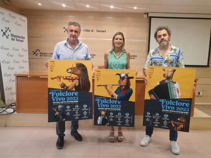 Presentación del IV Festival de Folklore Vivo de Las Parras de Martín.