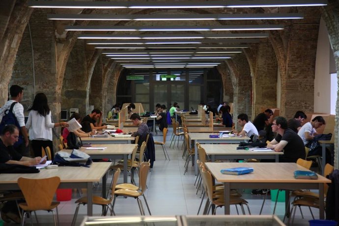 Archivo - Biblioteca de una universidad. 