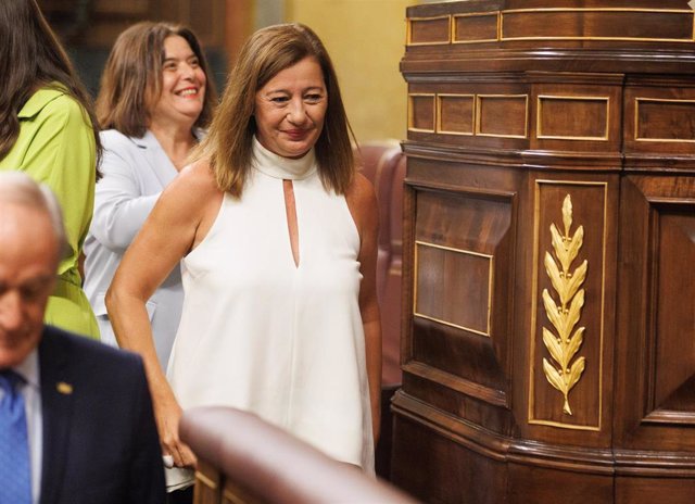 La presidenta del Congreso, Francina Armengol.