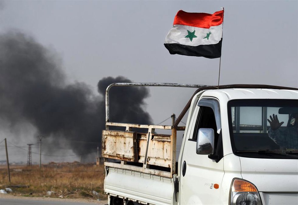 Archivo - Bandera siria (Archivo)