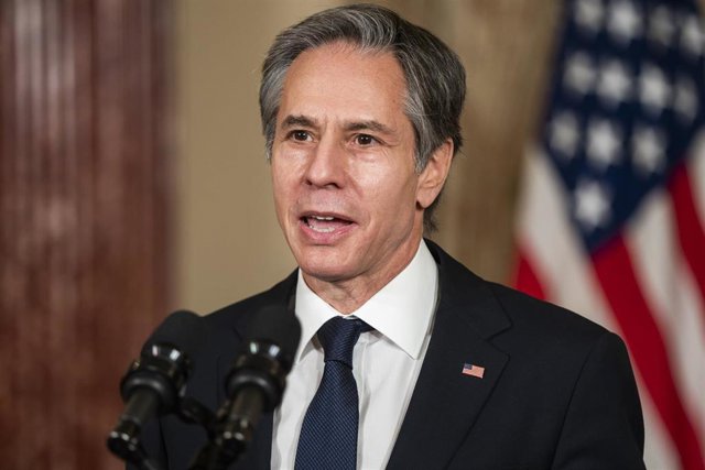 Archivo - El secretario del Departamento de Estado de Estados Unidos, Antony Blinken