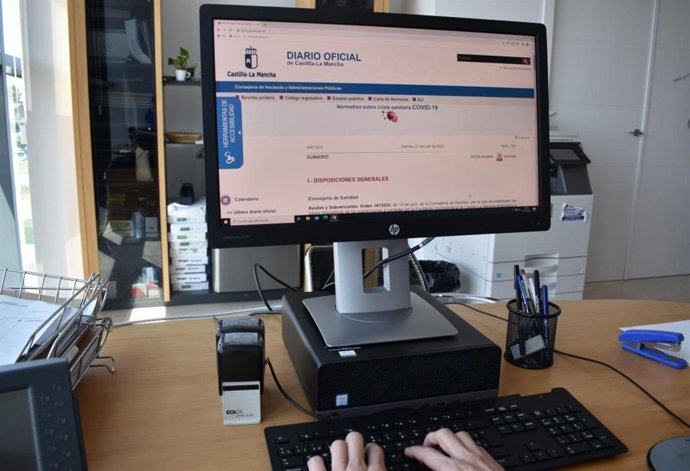 Web del Diario Oficial de Castilla-La Mancha.