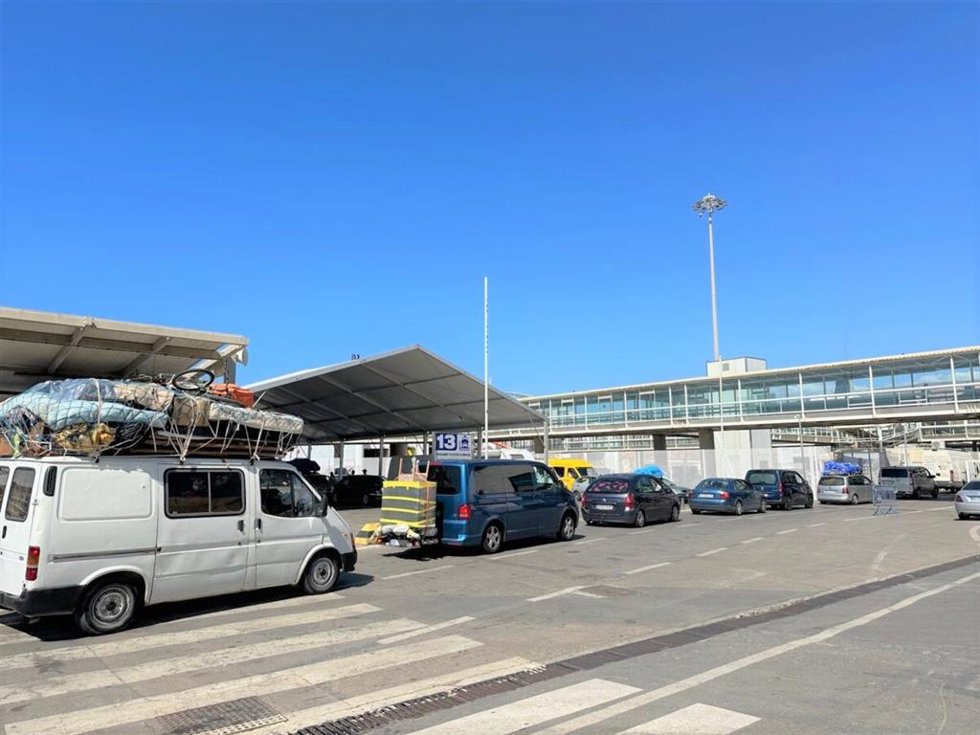 Embarque en el puerto de Almería durante la OPE 2023