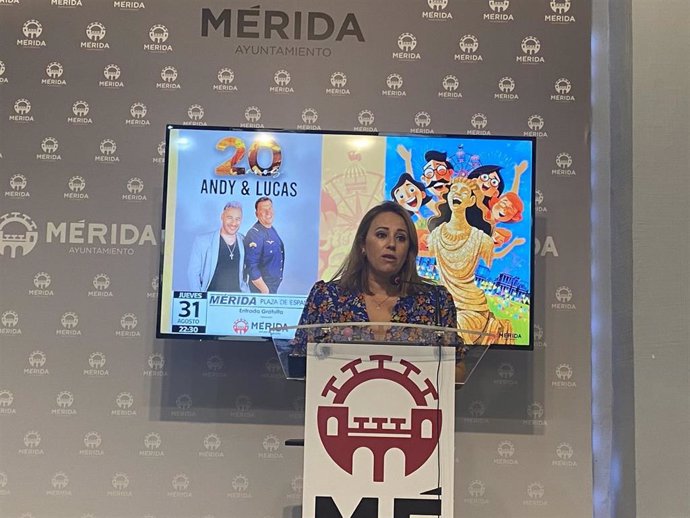 La delegada de Festejos presenta un avance de la Feria de Mérida