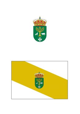 Escudo y bandera de Villaverde de Rioja