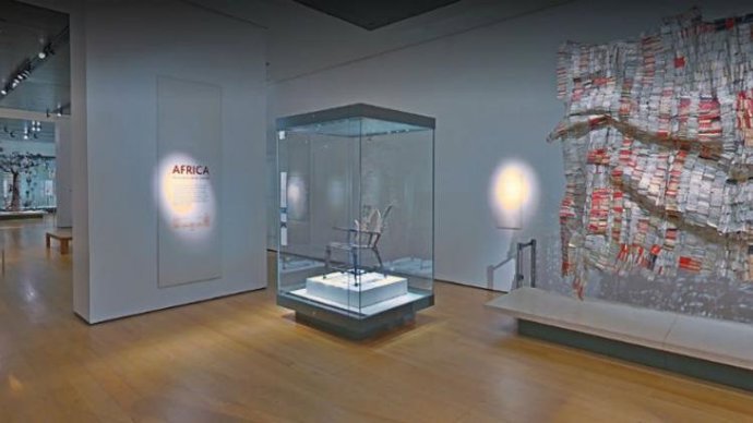 Una sala del Museo Británico