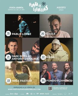 Cartel del IV Festival Punta de Estrellas de Punta Umbría.