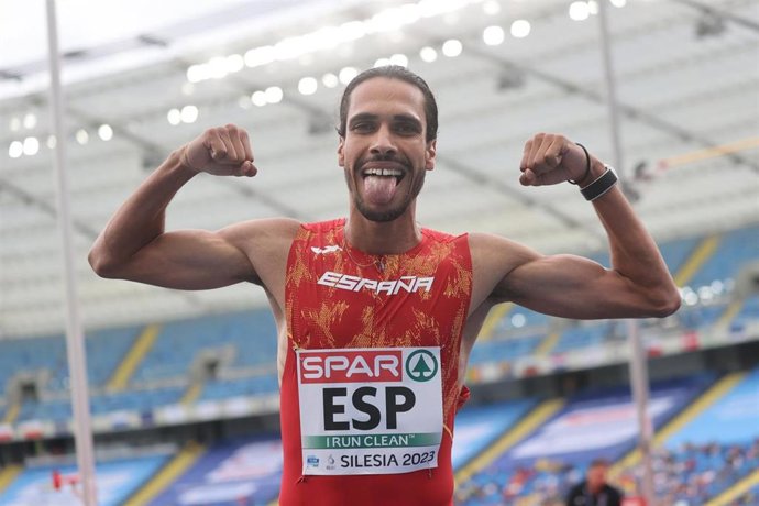 Archivo - El atleta español Mohamed Katir.