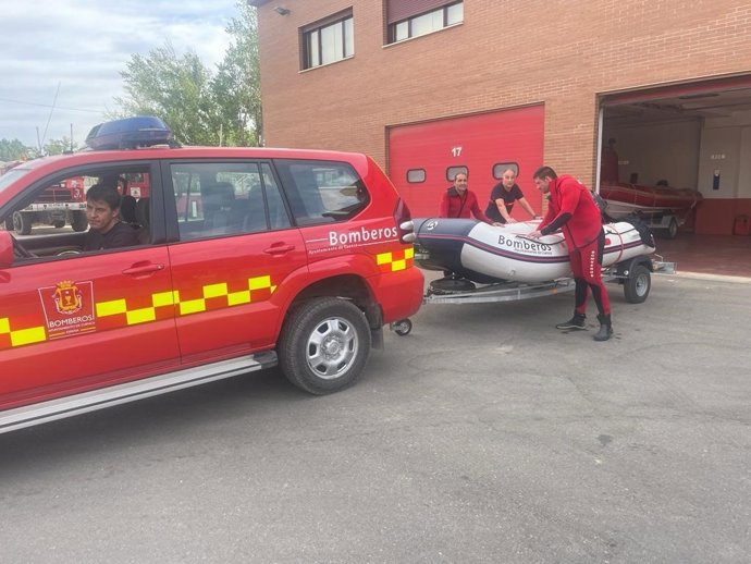 Vehículo de los bomberos de Cuenca
