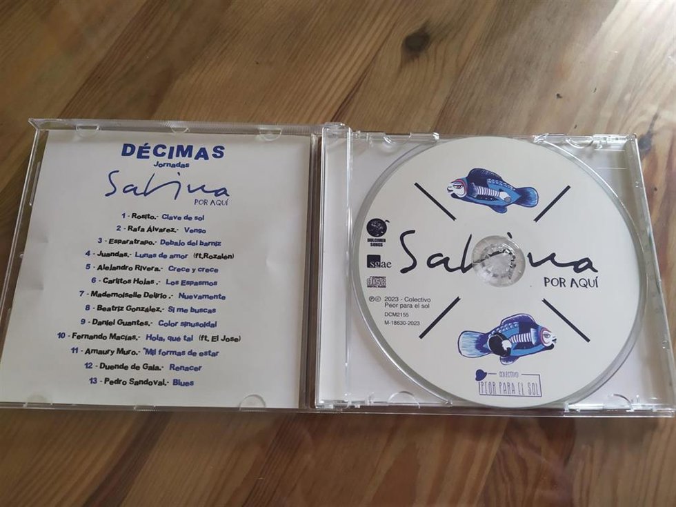 Disco editado con motivo del décimo aniversario de las Jornadas Sabina por Aquí.