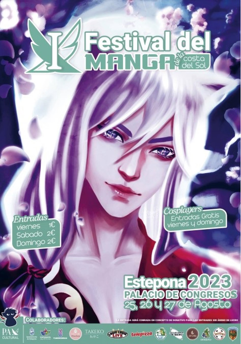 Cartel del Festival del Manga de la Costa del Sol de Estepona