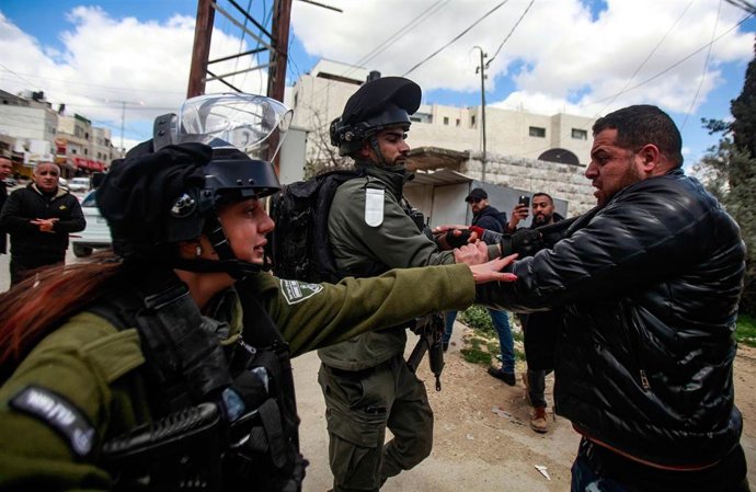 Archivo - Imagen de archivo de una operación israelí en Nablus (Cisjordania) 