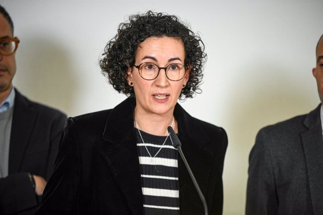 Archivo - Arxivo - La secretària general d'ERC, Marta Rovira, en declaracions als mitjans