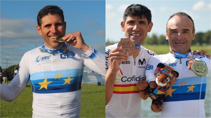 Damián Ramos y Ricardo Ten se proclaman campeones de Europa de ciclismo paralímpico en Rotterdam