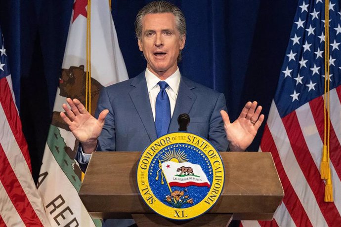 Archivo - June 26, 2023: Gov. Gavin Newsom announces the May budget revision in Sacramento on May 12. The governor and lawmakers are still negotiating the state's spending plan ahead of a June 30 deadline.