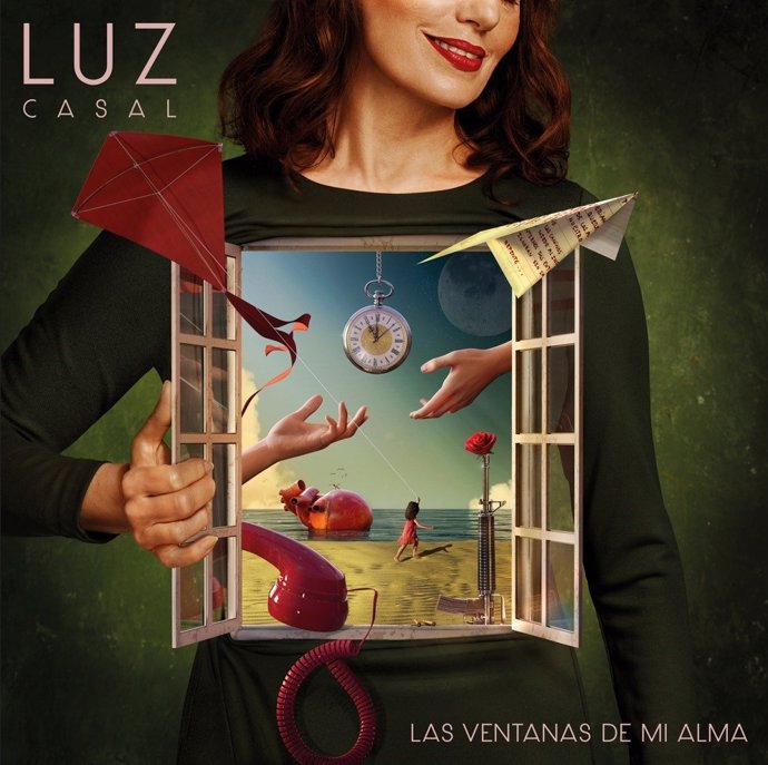Archivo - Cartel del álbum de Luz Casal 'Las ventanas de mi alma'.