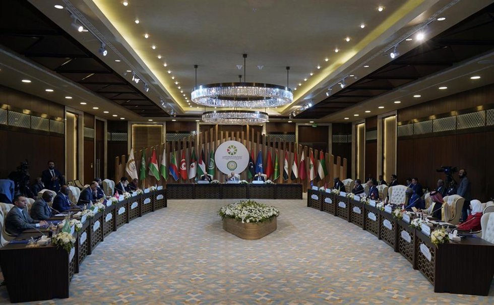 Archivo - Imagen de archivo de una reunión de ministros árabes en Libia 