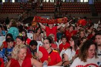 Més de 1.100 aficionats segueixen la final del Mundial femení de futbol des de Barcelona