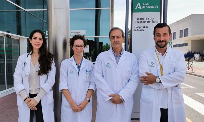 Equipo de profesionales de Hematología del Hospital Universitario del Valme.