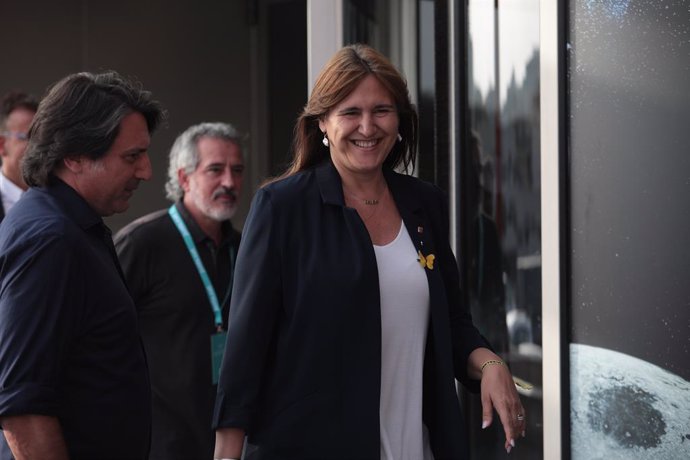 La presidenta de Junts per Catalunya, Laura Borrs